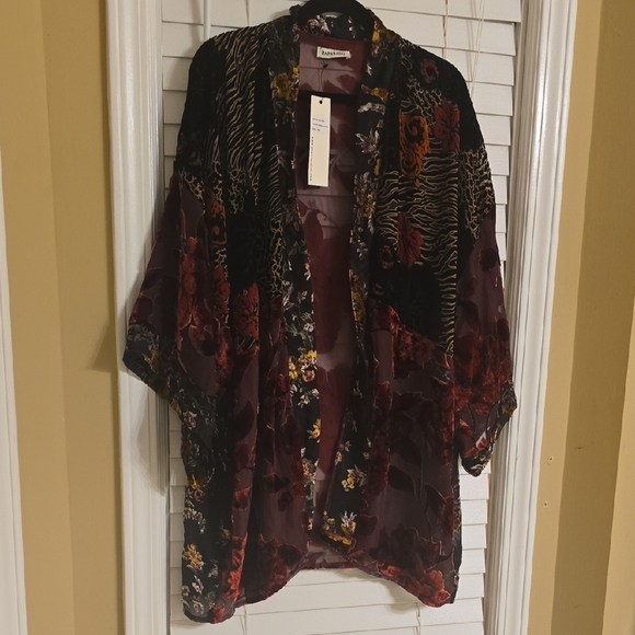 Paparazzi Red and Black Oversized Tunic - Picture 1 of 14